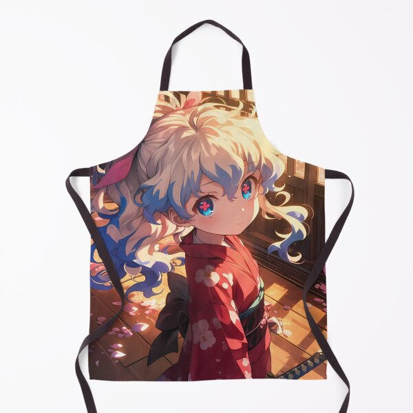 Item preview, Nia Teppelin Tengen Toppa Gurren Lagann Chibi Waifu Spring Kimono designed and sold by TanglenRabbit.