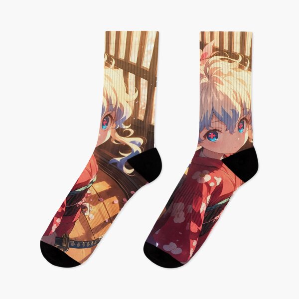 Item preview, Nia Teppelin Tengen Toppa Gurren Lagann Chibi Waifu Spring Kimono designed and sold by TanglenRabbit.