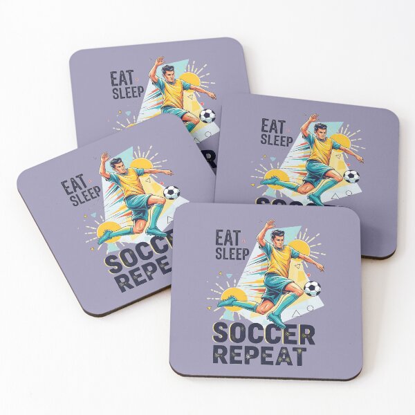 Item preview, Eat Sleep Soccer Repeat designed and sold by UrbanPrts.
