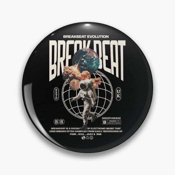 Item preview, BREAKBEAT  - Breaks World Astronaut (White)  designed and sold by Discothreadz.