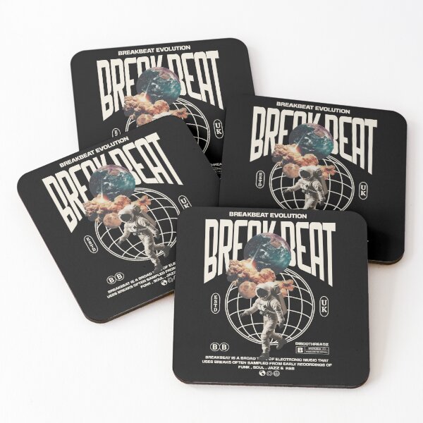 Item preview, BREAKBEAT  - Breaks World Astronaut (White)  designed and sold by Discothreadz.