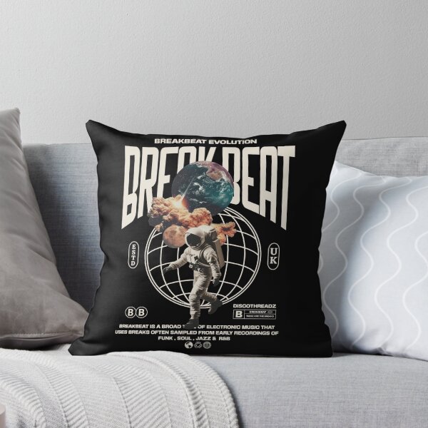 Item preview, BREAKBEAT  - Breaks World Astronaut (White)  designed and sold by Discothreadz.