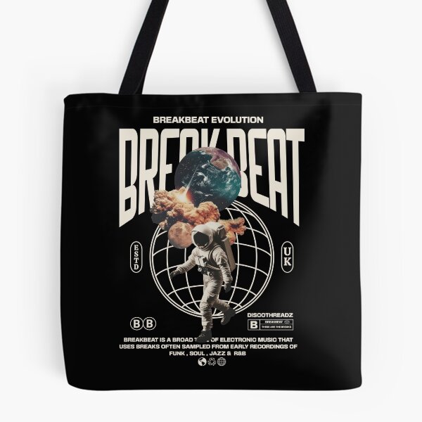 Item preview, BREAKBEAT  - Breaks World Astronaut (White)  designed and sold by Discothreadz.