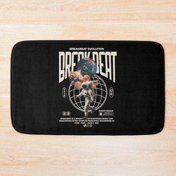 Item preview, BREAKBEAT  - Breaks World Astronaut (White)  designed and sold by Discothreadz.