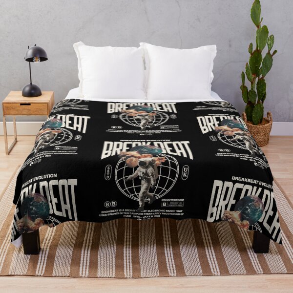 Item preview, BREAKBEAT  - Breaks World Astronaut (White)  designed and sold by Discothreadz.