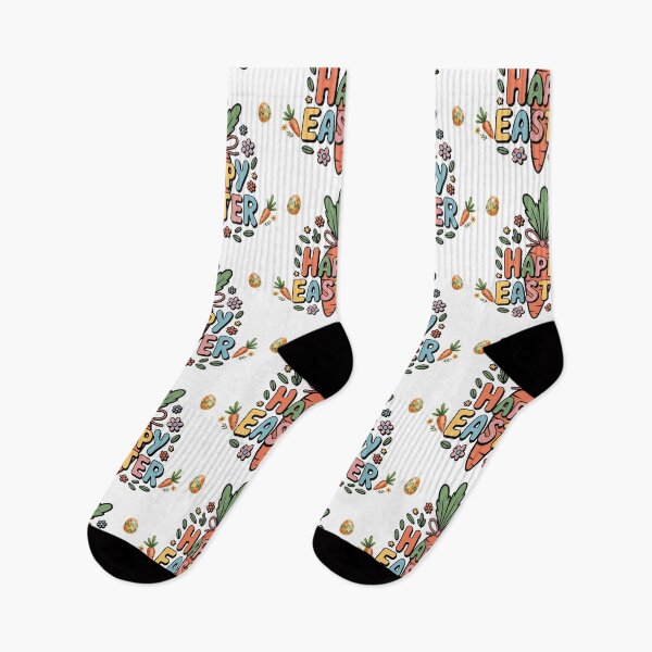Item preview, Happy Easter Cute Carrot Spring Flowers designed and sold by QuiteOrbit.