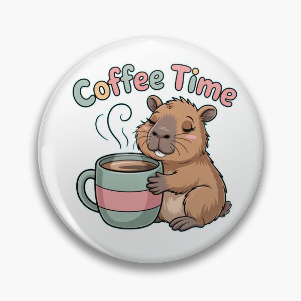 Item preview, Capybara Coffee Time Capy Drinking Quote Funny Coffee Lover  designed and sold by Nzgiftsandmore.
