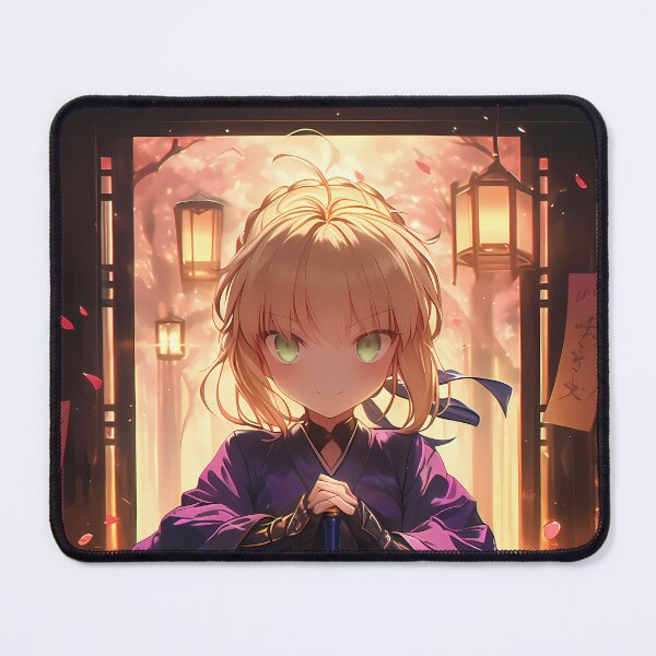 Item preview, Saber Alter Fate Stay Night Chibi Kimono Night Lantern Mood designed and sold by TanglenRabbit.