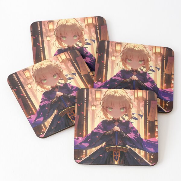Item preview, Saber Alter Fate Stay Night Chibi Kimono Night Lantern Mood designed and sold by TanglenRabbit.