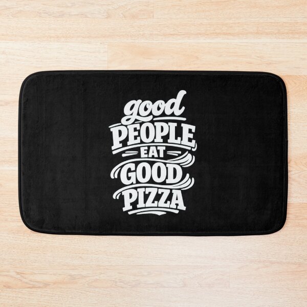 Item preview, Good People Eat Good Pizza designed and sold by LuveraxArt.