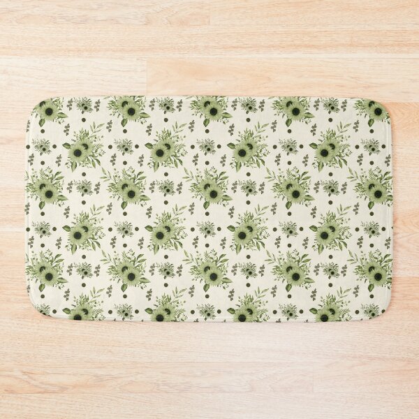 Item preview, Vintage Sunflower Pattern on Soft Cream designed and sold by PVTCreations.
