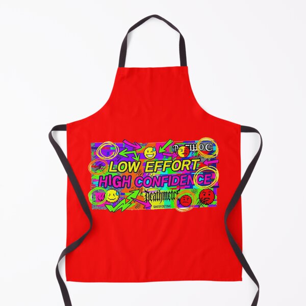 Item preview, Low Effort High Confidence - Chaotic Ironic Meme Graphic designed and sold by Tamer ⭐⭐⭐⭐⭐.