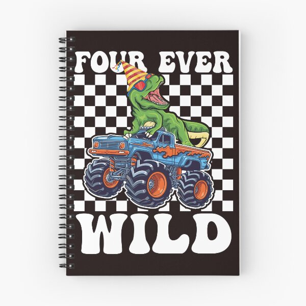 Item preview, 4th Birthday Monster Truck 4 Year Old Boys 4th Party designed and sold by Night Forest.
