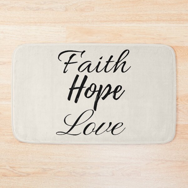 Item preview, Faith Hope Love 1 Corinthians 13 Christian Faith Statement designed and sold by FaithStatement.