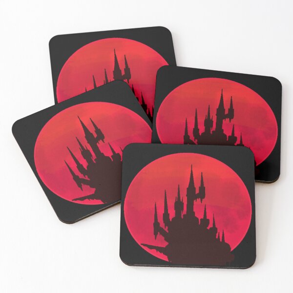 Item preview, Castlevania Dracula’s castle blood moon designed and sold by MadCarrie.
