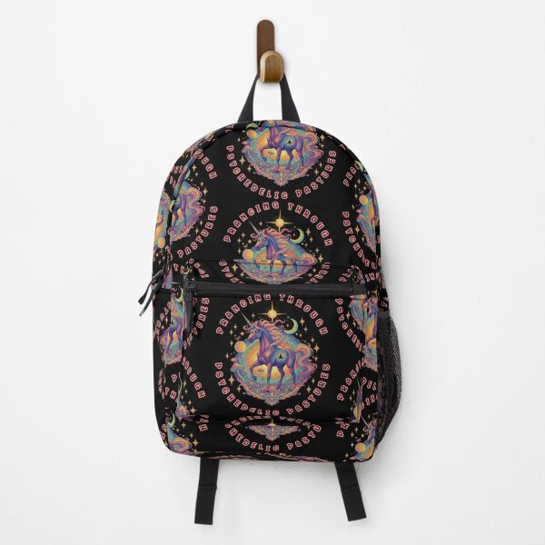 Item preview, Psychedelic Unicorn - Prancing Through Psychedelic Pastures designed and sold by Shy Fractal Designs.