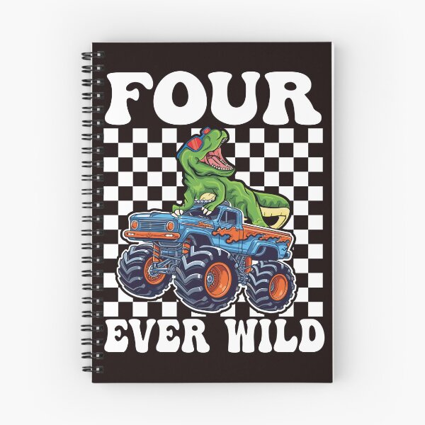 Item preview, 4th Birthday Monster Truck 4 Year Old Boys 4th Party designed and sold by Night Forest.