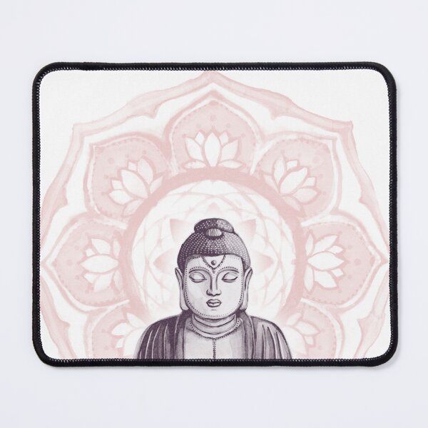 Item preview, Buddha Padma Watercolor - Snow Fig Rose designed and sold by Irene Estelle.