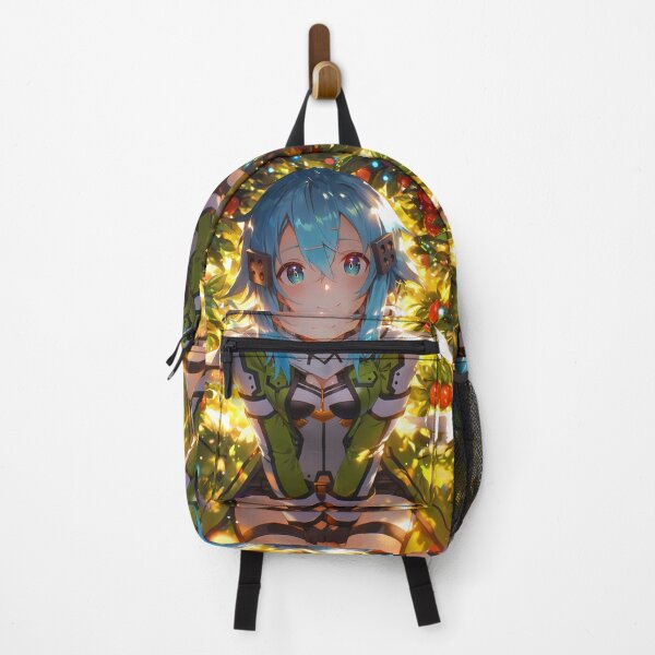 Item preview, Sinon Sword Art Online Blue Hair Bright Lights Bokeh Night designed and sold by TanglenRabbit.