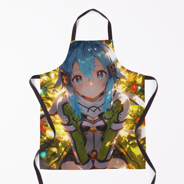 Item preview, Sinon Sword Art Online Blue Hair Bright Lights Bokeh Night designed and sold by TanglenRabbit.
