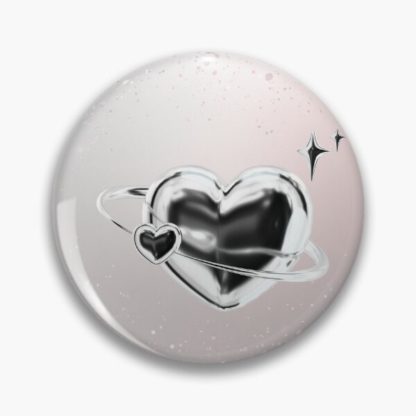 Item preview, Silver Reflective Heart designed and sold by Ayla923.