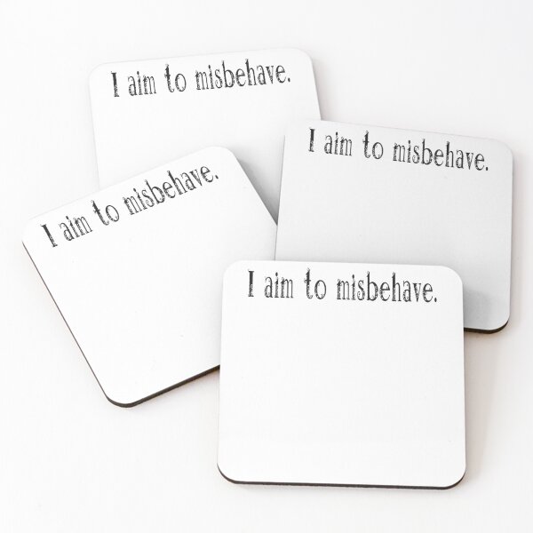 Item preview, I aim to misbehave.  designed and sold by Vojko2208.