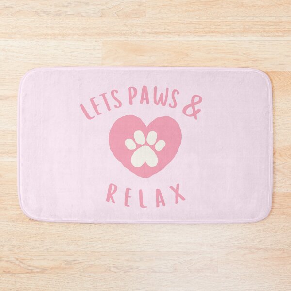 Item preview, Let's paws and relax | Animal Pun designed and sold by wonderxwander.