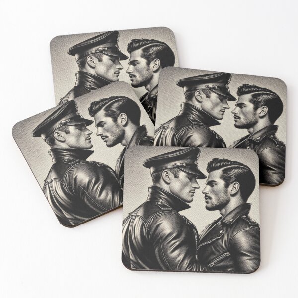 Item preview, Gay Leather Bar Pride Desire San Francisco Pride Graphic Design designed and sold by ItsAKinkThing.