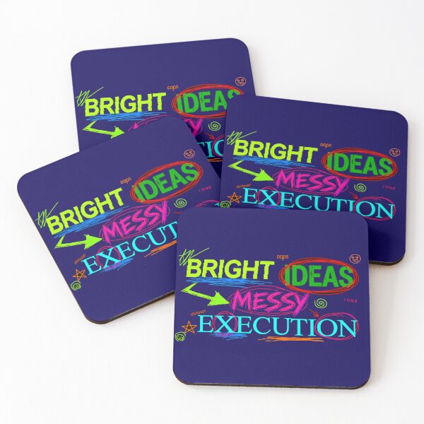Item preview, Bright Ideas Messy Execution Funny Shitpost Sticker designed and sold by Tamer ⭐⭐⭐⭐⭐.
