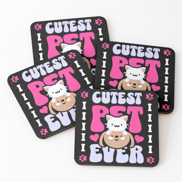 Item preview, Cutest Pet Ever - Kawaii Cat and Dog Best Friends designed and sold by GenZFashion000.