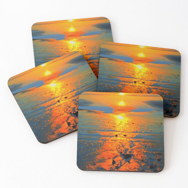 Item preview, Golden Reflection Sunset designed and sold by "sensesillusion" - Nature Images Art Prints .