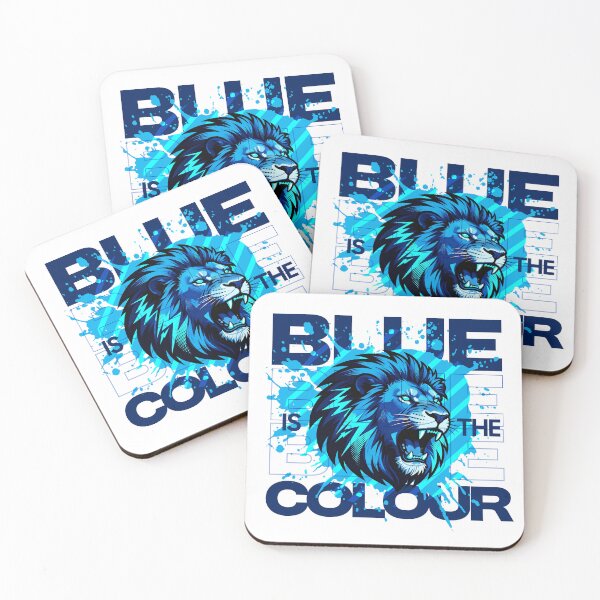Item preview, Blue Is the Color Football Chant Design (white) designed and sold by Oddistry-Co.