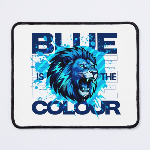 Item preview, Blue Is the Color Football Chant Design (white) designed and sold by Oddistry-Co.