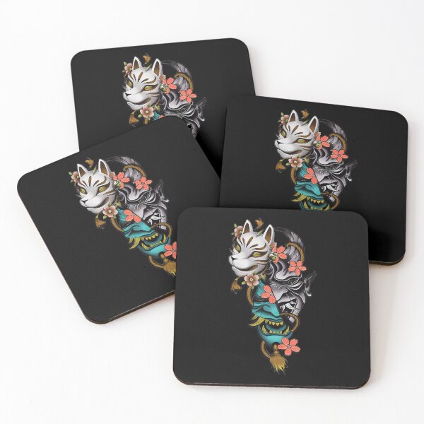 Item preview, Traditional Japanese Kitsune and Hannya Mask Design Vol.5 designed and sold by Bspaces.