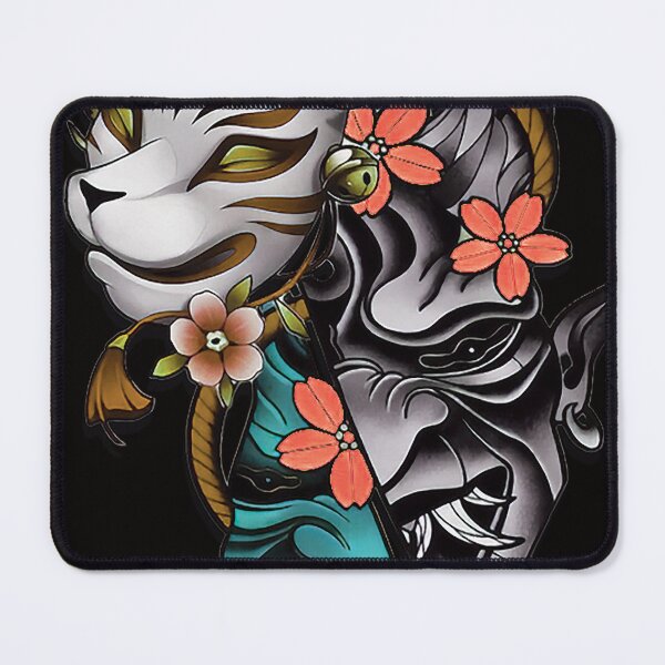 Item preview, Traditional Japanese Kitsune and Hannya Mask Design Vol.5 designed and sold by Bspaces.