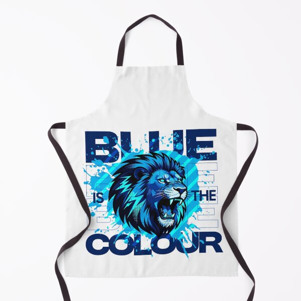 Item preview, Blue Is the Color Football Chant Design (white) designed and sold by Oddistry-Co.