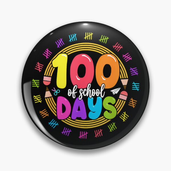 Item preview, 100 Days of School Colorful Pencil Rainbow Kids Teacher Classroom Celebration designed and sold by AlessandraRiva.