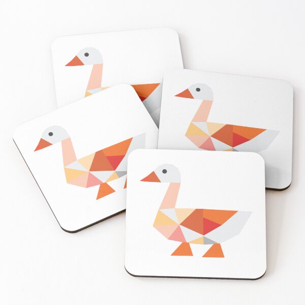 Item preview, Geometric Goose Made from Shapes designed and sold by MadeFromShapes.