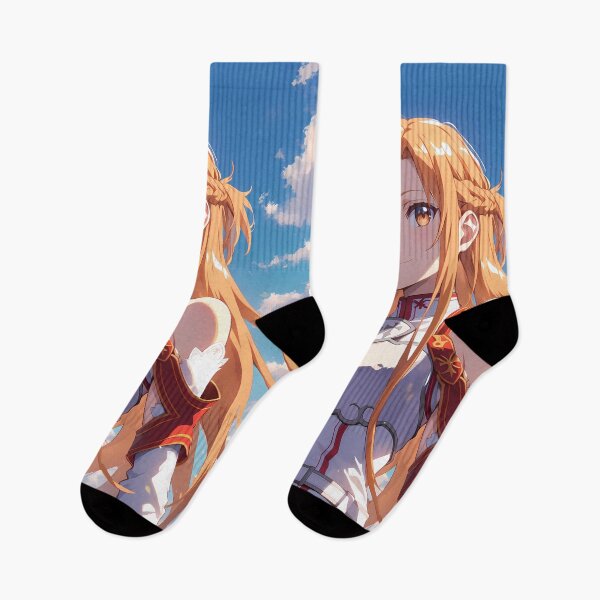 Item preview, Asuna Sword Art Online Orange Hair Waifu Warm Tones Sky designed and sold by Spraykart.