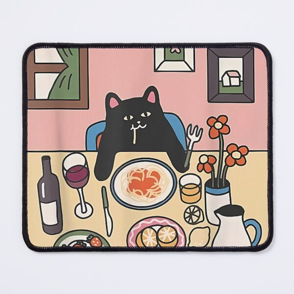 Item preview, More Spaghetti Less Upsetti Funny Cat Eating Spaghetti designed and sold by SHOPATOR.