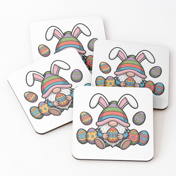 Item preview, Cute Easter Gnome With Colorful Eggs designed and sold by QuiteOrbit.