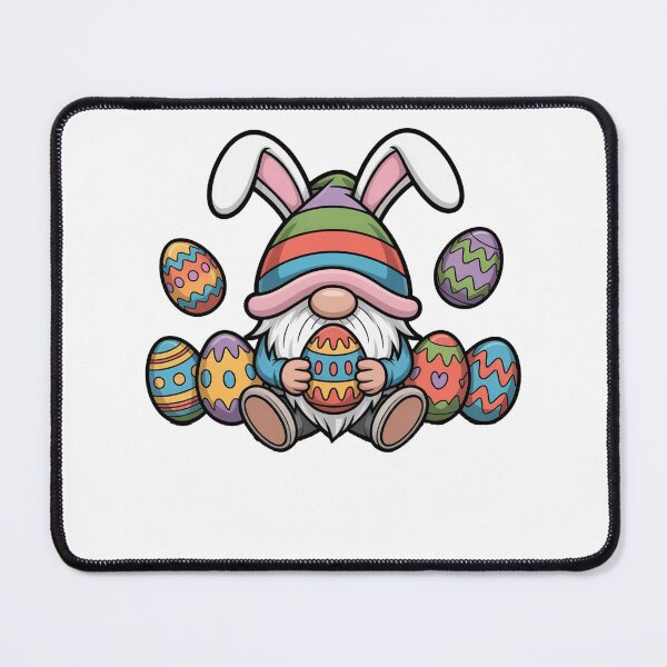 Item preview, Cute Easter Gnome With Colorful Eggs designed and sold by QuiteOrbit.