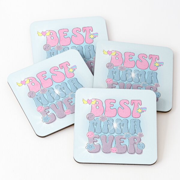 Item preview, Best Mama Ever: Shiny Retro Pastel Graphic with Magical Glow designed and sold by PriyaMagic.