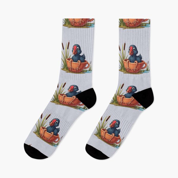 Item preview, Cute Pūkeko in a Mug – Kiwiana Bird Mug Illustration  designed and sold by MvuuStudio.
