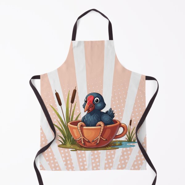 Item preview, Cute Pūkeko in a Mug – Kiwiana Bird Mug Illustration designed and sold by MvuuStudio.