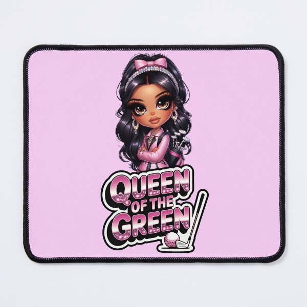 Item preview, Golf Girl Pink Queen of the Green designed and sold by LaurenRdesigns.