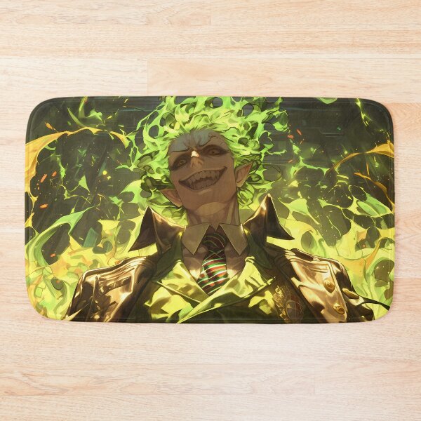 Item preview, Amaimon Blue Exorcist Neon Green Flames Smug Villain Aura designed and sold by Spraykart.