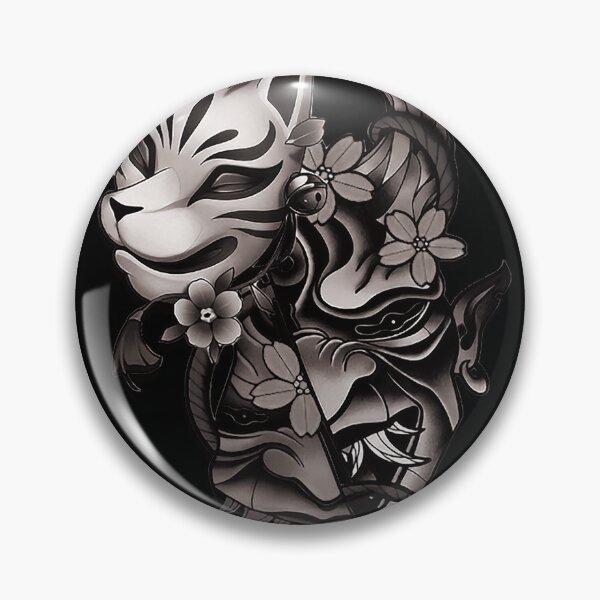 Item preview, Traditional Japanese Kitsune and Hannya Mask Design Vol.7 designed and sold by Bspaces.