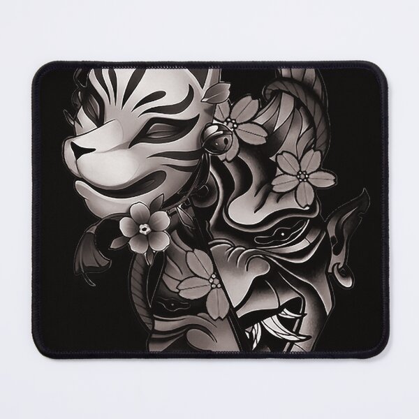 Item preview, Traditional Japanese Kitsune and Hannya Mask Design Vol.7 designed and sold by Bspaces.