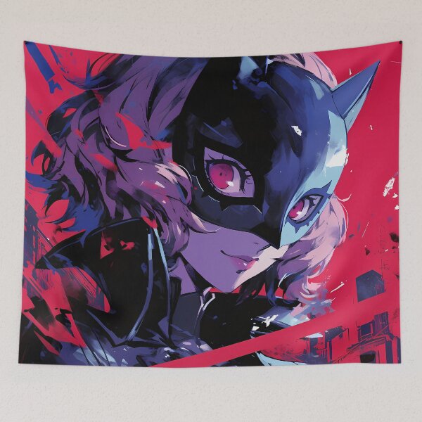 Item preview, Haru Okumura Persona 5 Elegant Mask In Crimson Noir designed and sold by Spraykart.